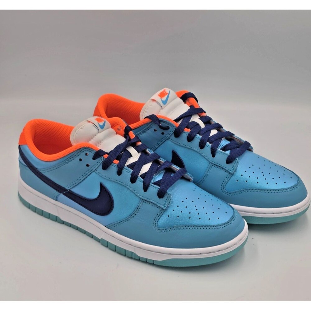 Nike Dunk Low SE Baltic Blue Deep Royal Safety Orange M9.5/W11 HQ1538-416 NIB
